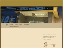 Tablet Screenshot of goldenkeyseniorcenter.com